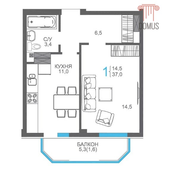 Квартира на продажу в Севастополе, улица Павла Корчагина, 23 фото №7