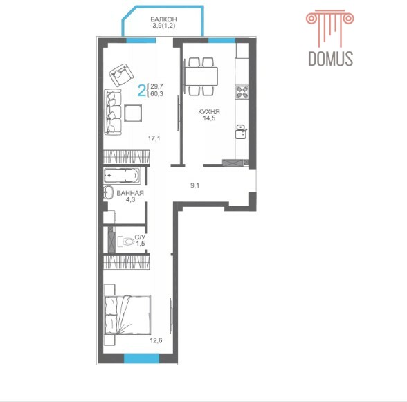 Квартира на продажу в Севастополе, улица Павла Корчагина, 23 фото №8