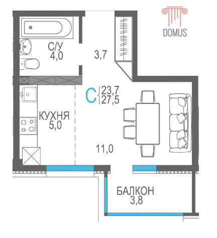 Квартира на продажу в Севастополе, Токарева, 1 фото №0